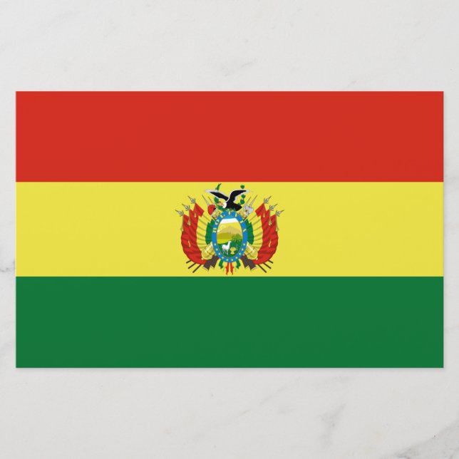 Papelaria Bandeira da Bolívia (Frente)