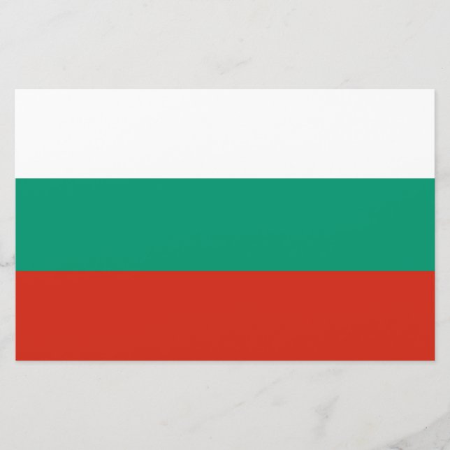 Papelaria Bandeira da Bulgária (Frente)