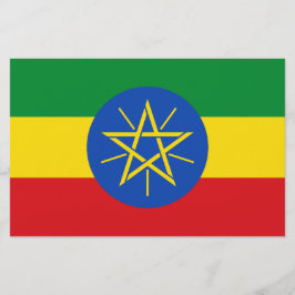 Papelaria Bandeira da Etiópia