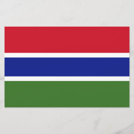 Papelaria Bandeira da Gâmbia