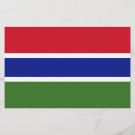 Papelaria Bandeira da Gâmbia