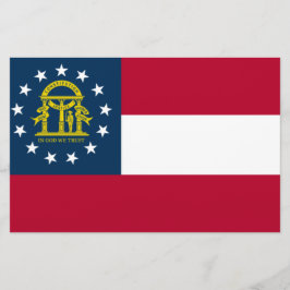 Papelaria Bandeira da Geórgia (Estado dos EUA)