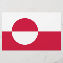 Papelaria Bandeira da Gronelândia