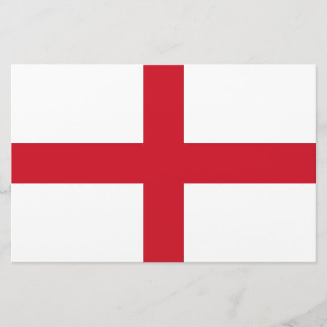 Papelaria Bandeira da Inglaterra (Inglaterra) (Frente)
