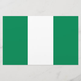 Papelaria Bandeira da Nigéria