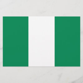 Papelaria Bandeira da Nigéria