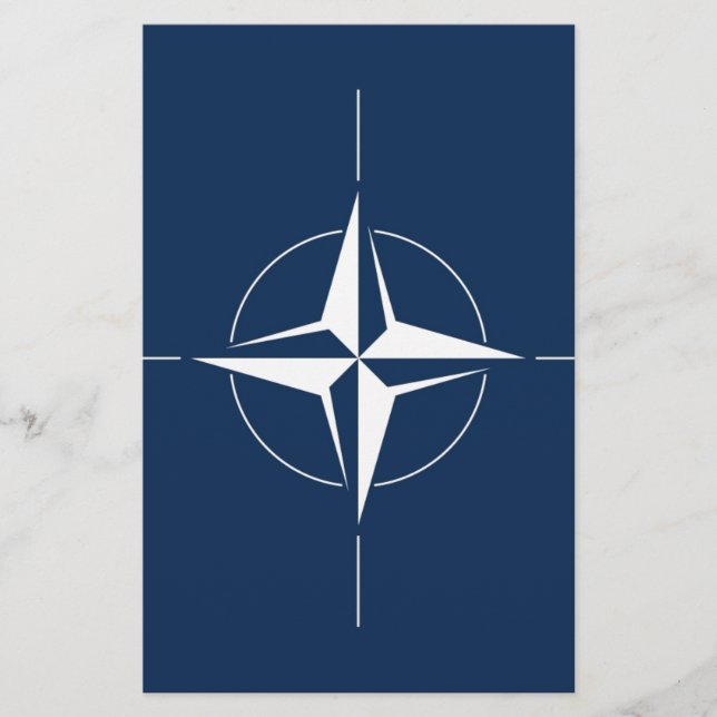 Papelaria Bandeira da OTAN (Frente)