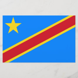 Papelaria Bandeira da RDC (República Democrática do Congo)