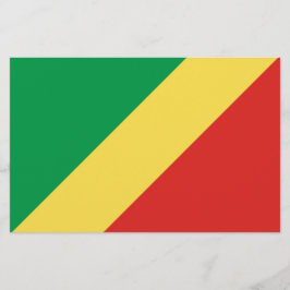 Papelaria Bandeira da República do Congo