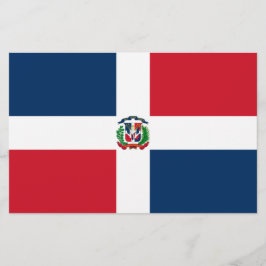 Papelaria Bandeira da República Dominicana