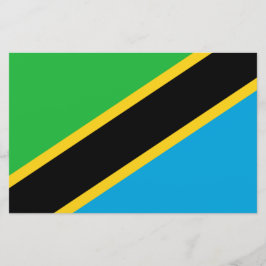 Papelaria Bandeira da Tanzânia