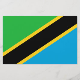 Papelaria Bandeira da Tanzânia