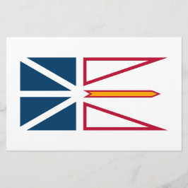 Papelaria Bandeira da Terra Nova e Labrador (Canadá)
