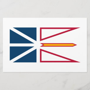 Papelaria Bandeira da Terra Nova e Labrador (Canadá)
