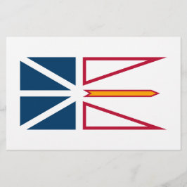 Papelaria Bandeira da Terra Nova e Labrador (Canadá)