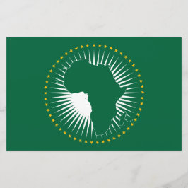 Papelaria Bandeira da União Africana (África) (Panafrica)