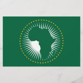 Papelaria Bandeira da União Africana (África) (Panafrica)