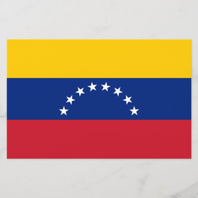 Papelaria Bandeira da Venezuela (Frente)