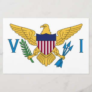 Papelaria Bandeira das Ilhas Virgens dos Estados Unidos