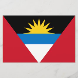 Papelaria Bandeira de Antígua e Barbuda