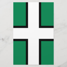 Papelaria Bandeira de Devon (condado do Reino Unido)