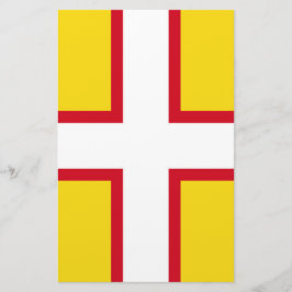 Papelaria Bandeira de Dorset (condado do Reino Unido)
