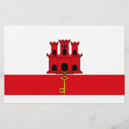 Papelaria Bandeira de Gibraltar
