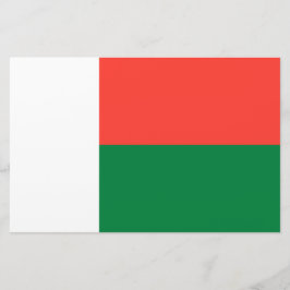 Papelaria Bandeira de Madagáscar