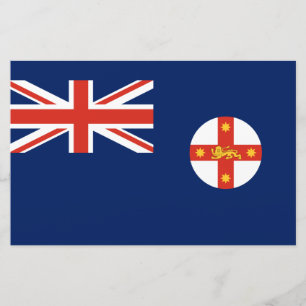 Papelaria Bandeira de New South Wales (Estado australiano)