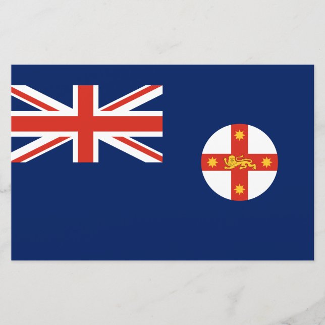 Papelaria Bandeira de New South Wales (Estado australiano) (Frente)