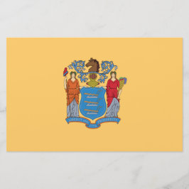 Papelaria Bandeira de Nova Jersey