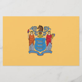 Papelaria Bandeira de Nova Jersey
