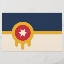Papelaria Bandeira de Tulsa (Oklahoma)