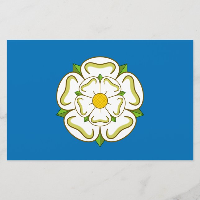Papelaria Bandeira de Yorkshire (Condado Inglês) (Frente)
