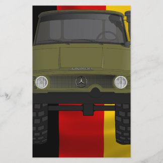 Papelaria Bandeira do alemão de Unimog