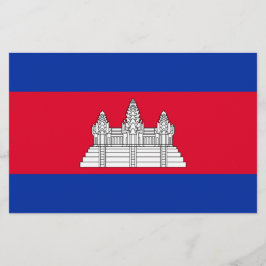 Papelaria Bandeira do Camboja