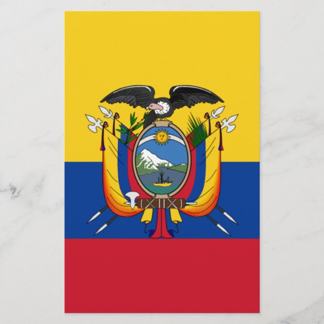 Papelaria Bandeira do Equador (Frente)