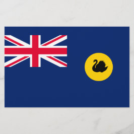 Papelaria Bandeira do Estado da Austrália Ocidental