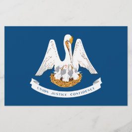 Papelaria Bandeira do Estado da Louisiana