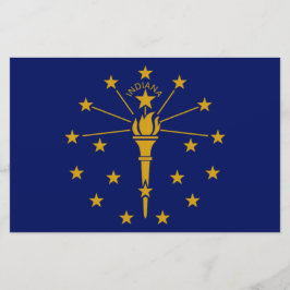 Papelaria Bandeira do Estado de Indiana
