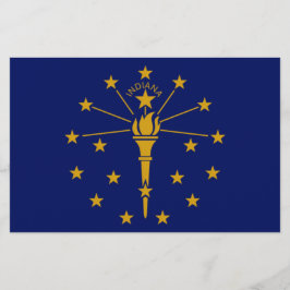Papelaria Bandeira do Estado de Indiana