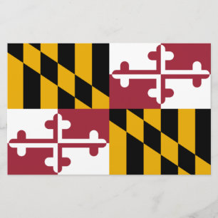 Papelaria Bandeira do Estado de Maryland