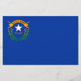 Papelaria Bandeira do Estado de Nevada
