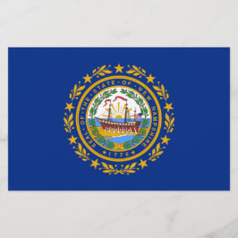 Papelaria Bandeira do Estado de New Hampshire