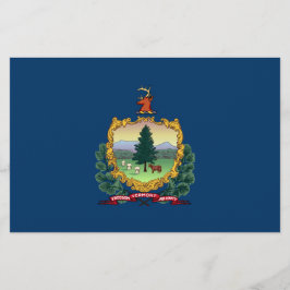 Papelaria Bandeira do Estado de Vermont