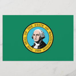 Papelaria Bandeira do Estado de Washington
