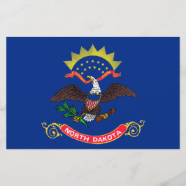 Papelaria Bandeira do Estado do Dakota do Norte (Dacotan do