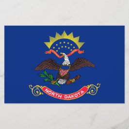 Papelaria Bandeira do Estado do Dakota do Norte (Dacotan do