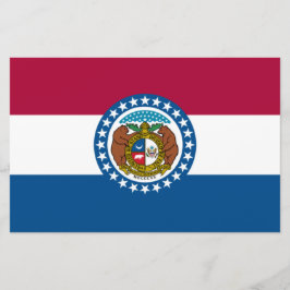 Papelaria Bandeira do Estado do Missouri