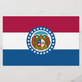 Papelaria Bandeira do Estado do Missouri